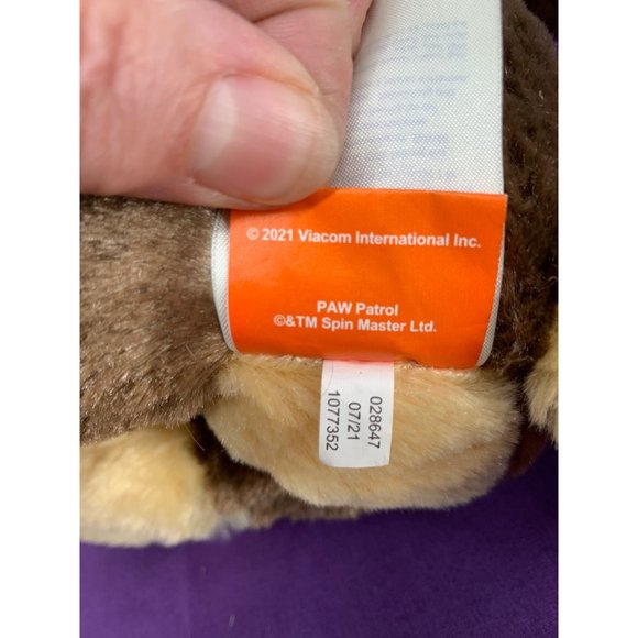 Build A Bear Paw Patrol Chase 13" Dog Brown Tan, Black Collar Embroidered Eyes - Picture 13 of 14